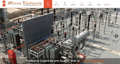 Desktop Screenshot of micronelectricals.com