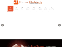 Tablet Screenshot of micronelectricals.com
